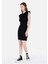 Slim Fit Kadın Siyah Kısa Kol Elbise Cl1069048 3