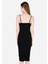 Slim Fit Kadın Siyah Kısa Kol Elbise Cl1069059 2