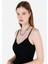 Slim Fit Kadın Siyah Kısa Kol Elbise Cl1069059 4