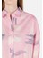 Normal Kesim Shirt Yaka Pembe Kadın Uzun Kol Gömlek CL1068909 5