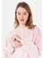 Regular Fit Shirt Neck Kadın Pembe Uzun Kol Gömlek Cl1068908 4