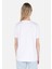 Regular Fit Yuvarlak Yaka Kadın Beyaz Kısa Kol Tişört Cl1069108 2
