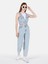 Slim Fit Kadın Mavi Gömlek Kısa Kol Cl1069617 3