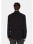 Regular Fit Shirt Neck Düz Erkek Siyah Uzun Kol Gömlek CL1069905 2