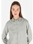 Regular Fit Shirt Neck Düz Kadın Yeşil Uzun Kol Gömlek Cl1070173 4
