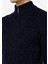 Slim Fit Dik Yaka Erkek Lacivert Kazak 4