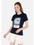 Lacivert Kadın Tshirt K.kol 1
