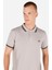 Regular Fit Polo Yaka Düz Erkek Taş Kısa Kol Tişört 5