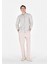 Regular Fit Shirt Neck Çizgili Erkek Ekru Uzun Kol Gömlek CL1071904 3