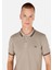 Regular Fit Polo Yaka Düz Erkek Yeşil Kısa Kol Tişört 4