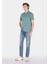 Regular Fit Polo Yaka Düz Erkek Yeşil Kısa Kol Tişört CL1073960 3