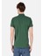 Classic Fit Polo Yaka Düz Erkek Yeşil Kısa Kol Tişört 2