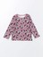 Lcw Baby Lila Bisiklet Yaka Minnie Mouse Baskılı Kız Bebek Pijama Takımı 24-36 Ay 2