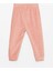 Lcw Baby Pembe Bisiklet Yaka Kadife Kız Bebek Pijama Takımı 3