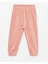 Lcw Baby Pembe Bisiklet Yaka Kadife Kız Bebek Pijama Takımı 5