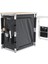 Padres Storage Unit W. Side Table Bambu Portatif Kamp Mutfağı 3