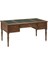 Prestige Deri Detaylı Çalışma Masası – 160 cm Ceviz 1