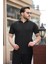 Erkek Polo Yaka Saç Örgü Polyemid T-Shirt Triko Terletme Yapmaz 2