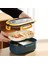 2 Katlı Taşınabilir Yemek Kabı Lunch Box Diyet Beslenme Kutusu Saklama Kabı Çatal Kaşıklı Sefer Tas 1