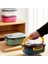 2 Katlı Taşınabilir Yemek Kabı Lunch Box Diyet Beslenme Kutusu Saklama Kabı Çatal Kaşıklı Sefer Tas 3
