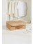 Jüt Kapaklı Dolap Çekmece Içi Takı Çamaşır Katlanır Saklama Kutusu Organizer 30 x 23 x 11 1