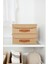 Jüt Kapaklı Dolap Çekmece Içi Takı Çamaşır Katlanır Saklama Kutusu Organizer 30 x 23 x 11 3
