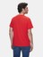 Erkek Sıfır Yaka Kısa Kollu Regular Kırmızı T-shırt 3