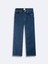Lıoren Düz Paça Orta Bel Jean Pantolon 1