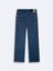 Lıoren Düz Paça Orta Bel Jean Pantolon 2