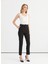 Normal Bel Standart Siyah Kadın Pantolon 25YSL5351 2