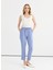 Normal Bel Standart Açık Mavi Kadın Pantolon 25YSL5363 1