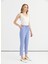 Normal Bel Standart Açık Mavi Kadın Pantolon 25YSL5363 2