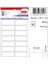 Etiket OFC-114 Beyaz Yapışkanlı - 5 Paket 1