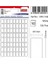 Etiket OFC-111 Beyaz 19X23 mm 10 Lu - 2 Paket 1