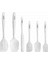 Yüksek Sıcaklığa Dayanıklı 6'lı Silikon Spatula Seti, BPA Free, Beyaz Noktalı 2