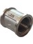 1/2"DN15 Sarı/krom Manşon İç Dişli (Dişi) - Chrome Threaded Sleeve 4