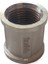 (10'lu Paket) 1/2"DN15 Sarı/krom Manşon İç Dişli (Dişi) - Chrome Threaded Sleeve 4