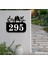 Villa -Site -Konak - Daire Apartman Kapı Numarası 30X25 cm Kişiye Özel 1