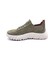 M21337 Hakiki Nubuk Deri Boost Foam Yüksek Taban Haki Yeşil Erkek Günlük Sneaker Ayakkabı 2
