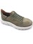 M21337 Hakiki Nubuk Deri Boost Foam Yüksek Taban Haki Yeşil Erkek Günlük Sneaker Ayakkabı 4