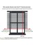 Blackout Karartma Zebra Stor Güneşlik Polyester Perde Gri BP113 2