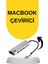 Macbook Pro/air Uyumlu USB Type-C 8 In 1 Hub Dönüştürücü Çevirici Çoklayıcı USB Hdmı Micro Sd 8 Girişli 1