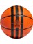 Turuncu ve pembe renkli orta sertlikte 5 numara basketbol topu 2