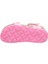 Desenli Mantar Taban Sandalet Pembe 4