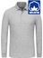 Erkek Çocuk Uzun Kol Pamuklu Polo Yaka T-Shirt Günlük ve Okul Uniforma Okul T-Shirt 4