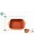 Store Toprak Sırlı Kahverengi Küçük Boy Kare Borcam 26X26X6 cm 3-4 Kişilik 1