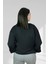 Leopar Desenli Yıldız Özel Tasarım Oversize Pamuklu Sweatshirt 2