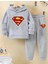 Kışlık Kız Erkek Çocuk Eşofman Takımı 5 6 7 8 9 10 11 12 Yaş Unisex Superman 1