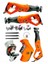 Pro+Durable Alman 9000 Xdrive 6 Kademe Devir Ayarli Bakir Sargili Kemik Kesme Tilki Kuyruğu Testere Makinesi 1