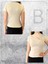 Pencereli Kısa Kollu Slim Bej Renk T-Shirt 2